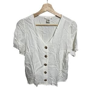 Urban Romantic Women Button Down Shirt Size Medium